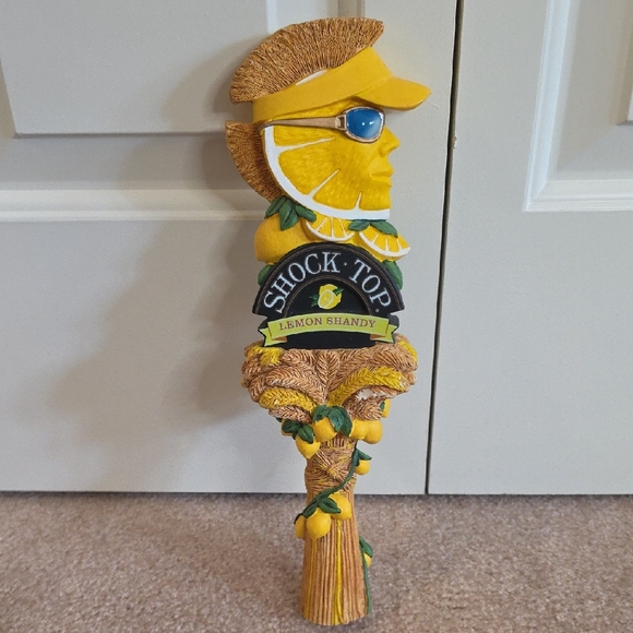 Shock Top Other - Lemon Shandy Decorative Tap Handle - Yellow